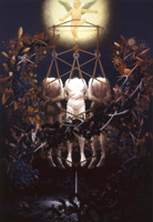 Three Hanging Figures