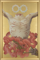 Winged Figure in a Vortex Collage